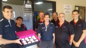 Sydney cupcakes with team 500x370
